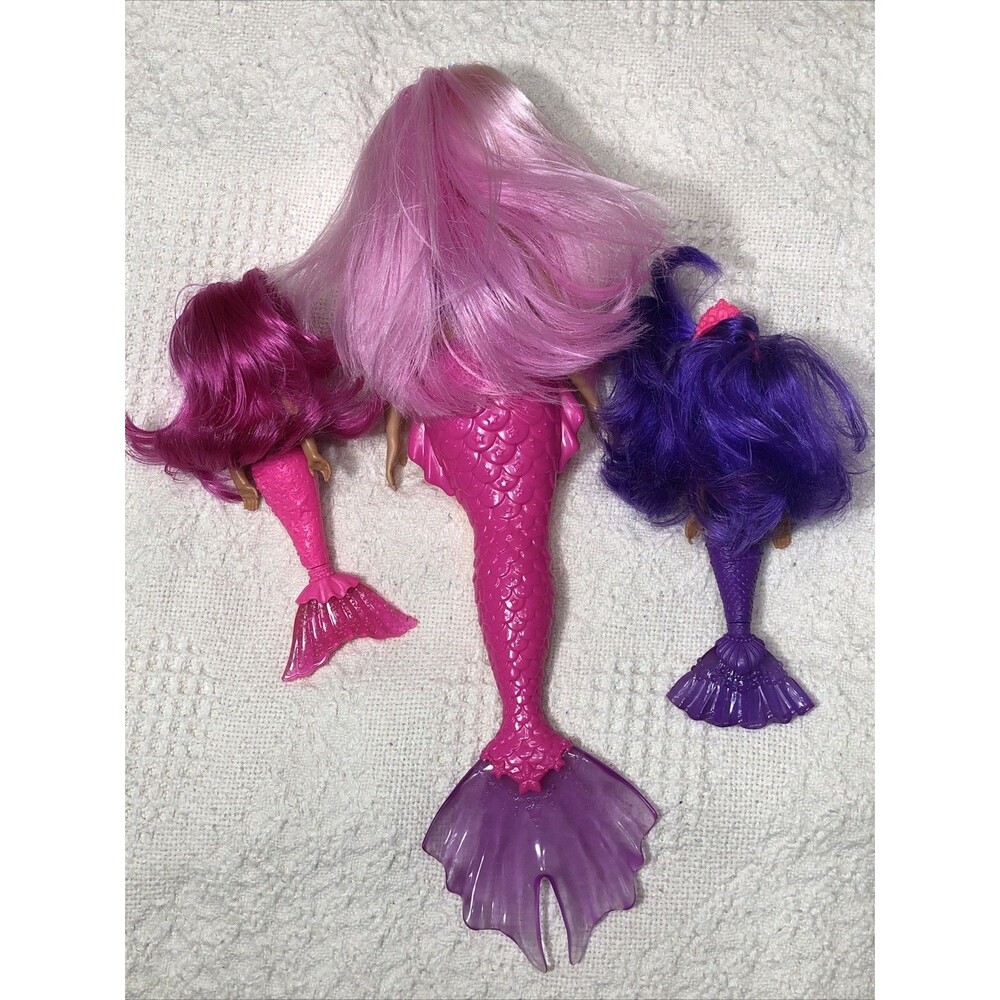 Barbie Dreamtopia Mermaid Tail Doll Lot 1 Barbie and 2 Chelsea Mermaid Dolls - Picture 6 of 12